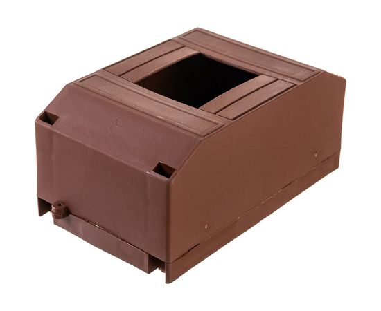 Бокс для автоматических выключателей УРАЛ ПАК на 2-4 модуля под темное дерево IP 20. БВ-9118075-028 – изображение 4