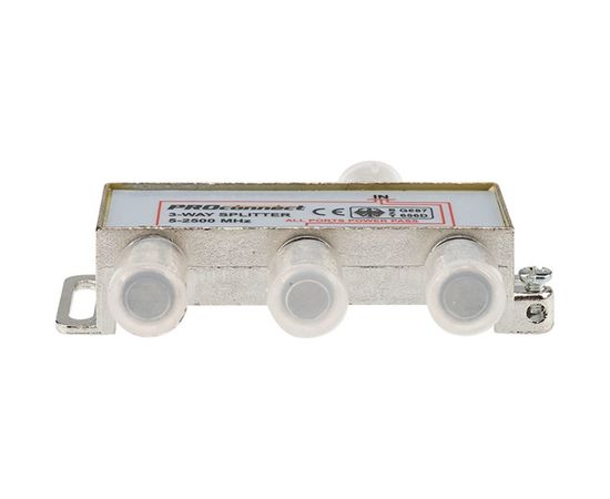 Делитель PROconnect ТВ х 3 под F разъём 5-2500 МГц СПУТНИК 05-6202-4 – изображение 5