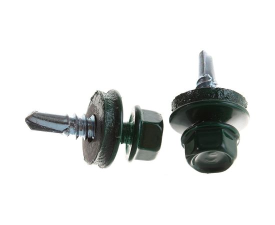 Кровельный саморез Kenner 4,8х19 RAL6005 темно-зеленый 300шт ск48196005ф – изображение 5