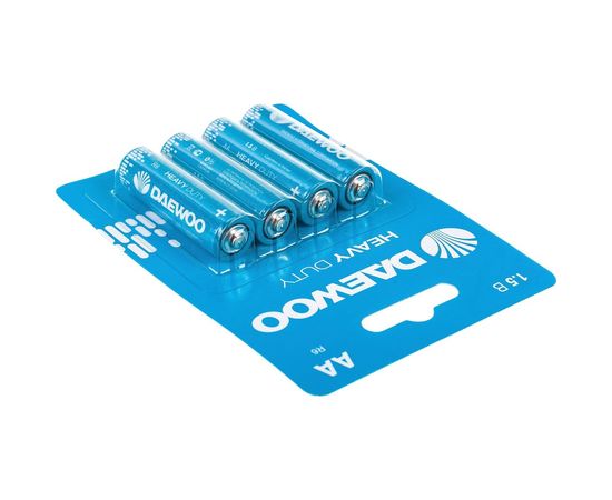 Солевая батарейка DAEWOO R 6 Heavy Duty 2021 BL-4 5029309 – изображение 5