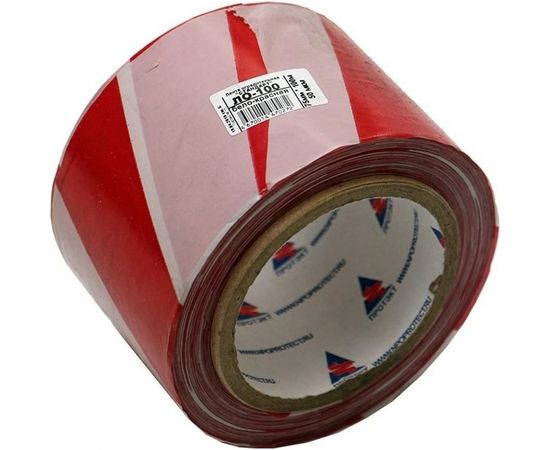 Оградительная лента Протэкт Стандарт 100 п.м.,75мм, Бело-красная ЛО-100/75 СТ б/кр – изображение 6