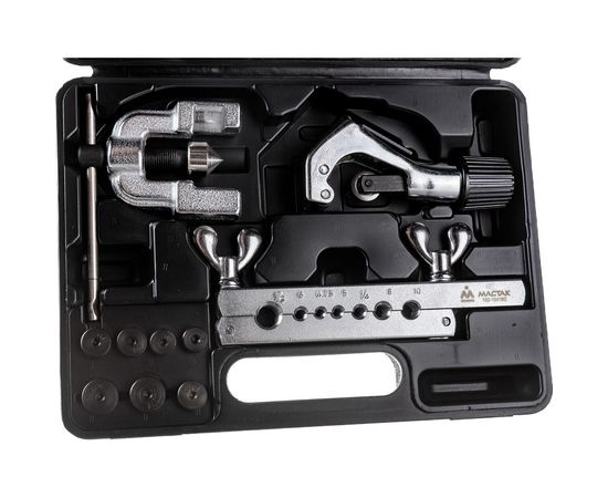 Приспособление для развальцовки и резки тормозных трубок 4-16мм, кейс, 10шт МАСТАК 102-12416C – изображение 7