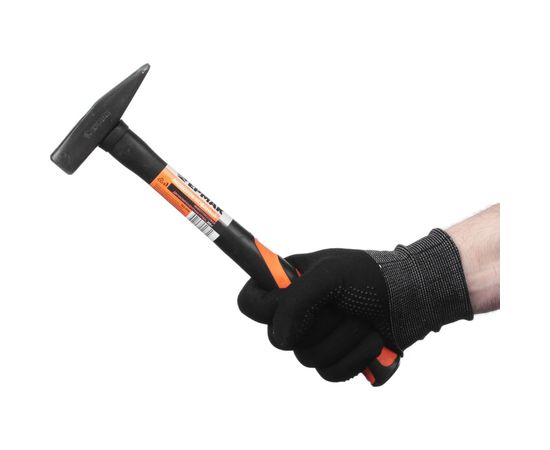 Кованый молоток ЕРМАК с фиберглассовой двухкомпонентной ручкой 200г 662-416 – изображение 7