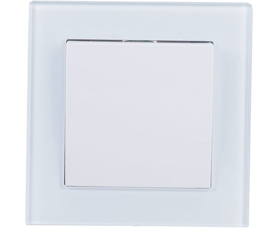 Электрический 1-клавишный выключатель STEKKER серия Катрин, GLS10-7003-01, белый 39164 