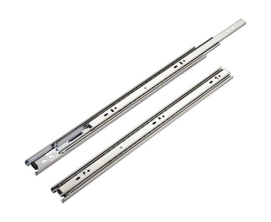 Шариковые направляющие Lemax prof полного выдвижения 35/500 мм, сталь DM35-500W 