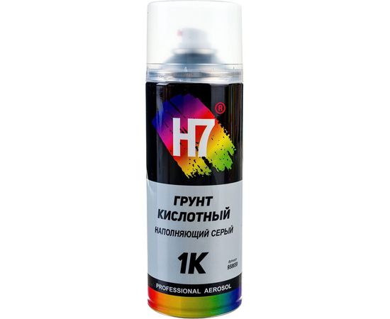 Кислотный наполняющий грунт H7 1К серый, аэрозоль, 520 мл 958659 