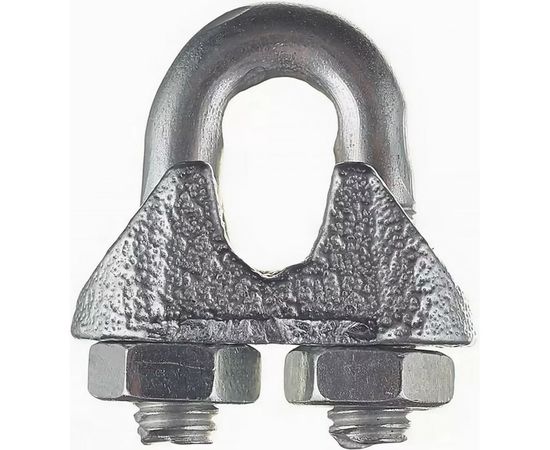 Зажим для троса Метизный двор 6 мм DIN 741. 4 шт. 4690441032164 