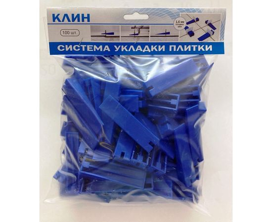 Система выравнивания плитки Клин 100 шт/упак НПЦ Технолог 75278 
