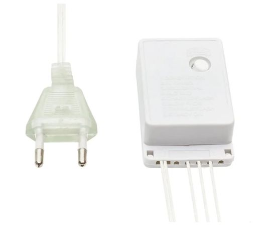 Светодиодная гирлянда NEON-NIGHT Дождь 8 режимов 2х3м 240 LED прозрачный провод тёплый-белый 235-066 – изображение 12