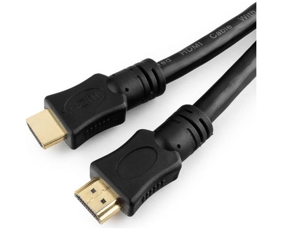 Кабель Cablexpert HDMI v1.4, 19M/19M, 15м, черный, позолоченные разъемы, экран, пакет CC-HDMI4-15M – изображение 2