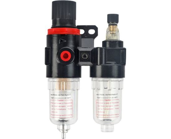 Фильтр влагоотделитель с лубрикатором FRL 180 1/4F PATRIOT 830901001 – изображение 2