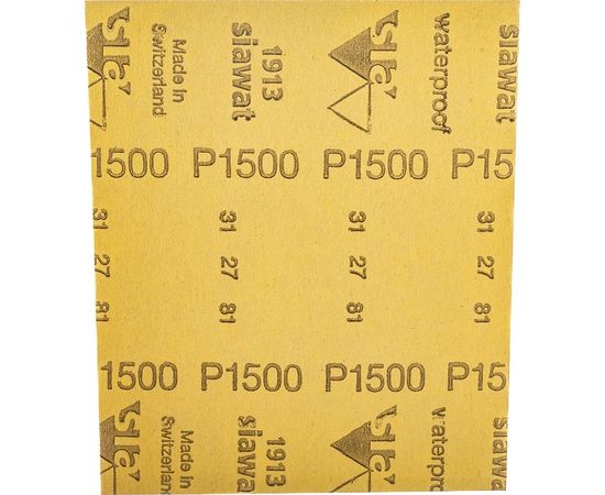 Наждачная бумага водостойкая ABRAFORM HAND SIZE 140x115 мм, P1500, 4 шт AF-HS-P1500 – изображение 2