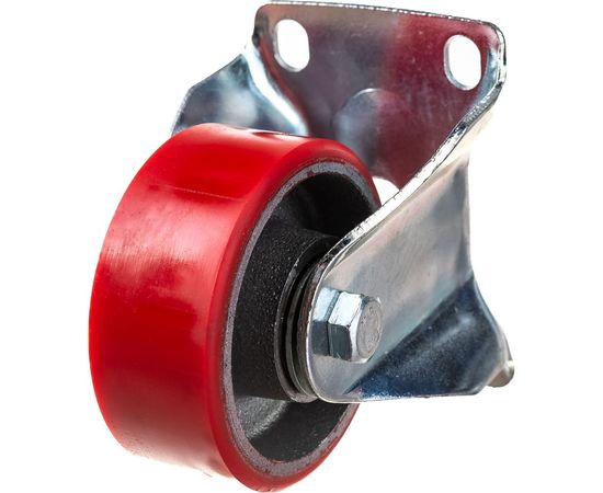 Большегрузное полиуретановое колесо неповоротное FCP 92 (75 мм; 150 кг) А5 1000471 – изображение 3