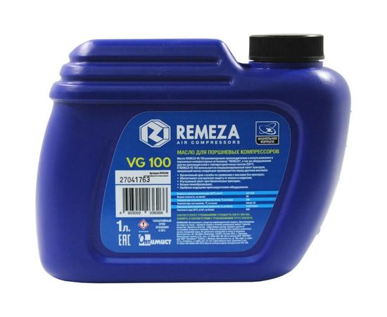 Масло компрессорное 1 л Remeza VG 100 – изображение 3