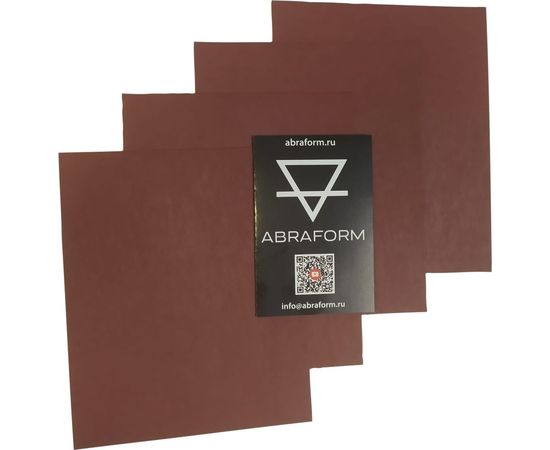 Наждачная бумага водостойкая ABRAFORM HAND SIZE 140x115 мм, P1000, 4 шт AF-HS-P1000 – изображение 3