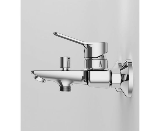 Смеситель для ванны и душа AM.PM X-Joy, излив 164 мм, хром F85A10000 – изображение 3