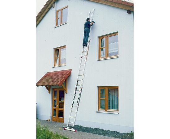 Алюминиевая трехсекционная лестница 3х11 Krause Corda 010421 – изображение 4