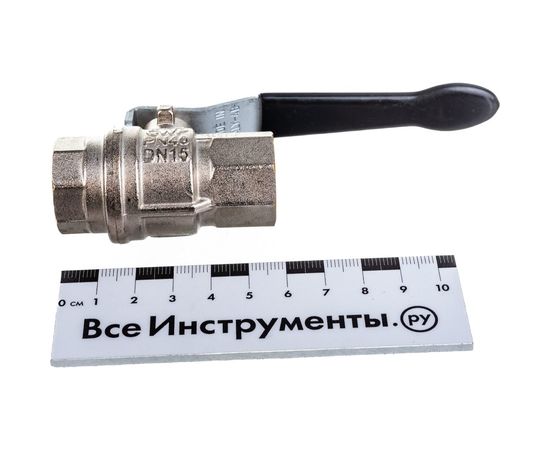 Шаровой кран RuB, 1/2"" DN15 PN40, ВР-ВР, серия VERONA (S.85), усиленный, ручка S85D01 – изображение 4