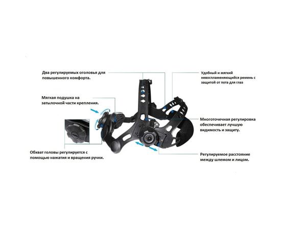 Маска сварщика TECMEN ADF 730S TM15 100531616 – изображение 5