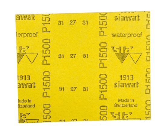 Наждачная бумага водостойкая ABRAFORM HAND SIZE 140x115 мм, P1500, 4 шт AF-HS-P1500 – изображение 6