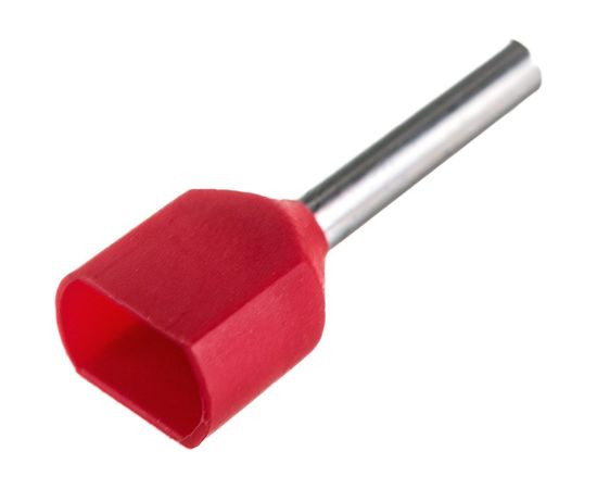 Наконечник-гильза IEK НШвИ 2x1,5-12, красный, ИЭК, НГИ2, 100 шт, UTE10-D2-6-100 – изображение 6