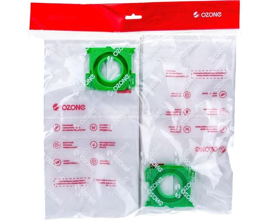 Мешки-пылесборники синтетические для пылесоса BORK (8 шт.) OZONE M-56 – изображение 6