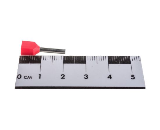 Наконечник-гильза IEK НШвИ 2x1,5-12, красный, ИЭК, НГИ2, 100 шт, UTE10-D2-6-100 – изображение 7