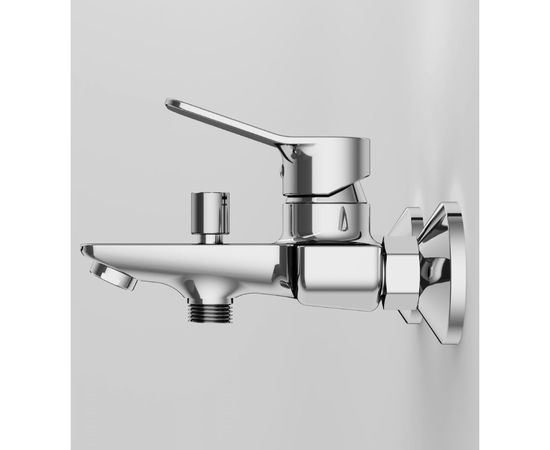 Смеситель для ванны и душа AM.PM X-Joy, излив 164 мм, хром F85A10000 – изображение 8