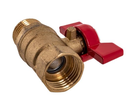 Шаровой кран ProfECO 1/2 ВР-НР, муфтовый, бабочка, Ду15, Ру20 11Б27п1 PE-12FMB 