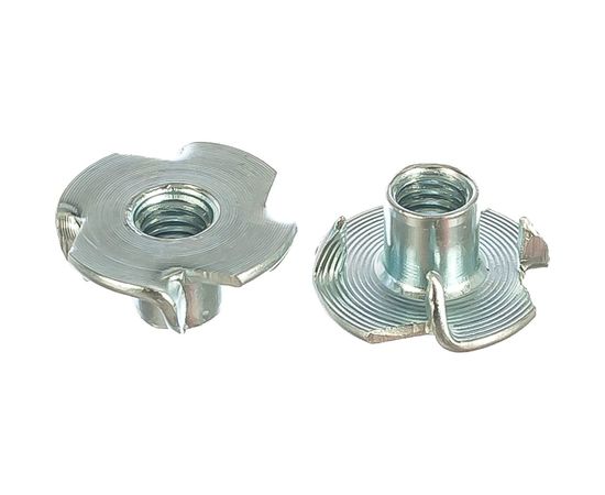 Мебельная врезная гайка Метизный двор M6x9 DIN 1624, 100 шт. 4607159067852 