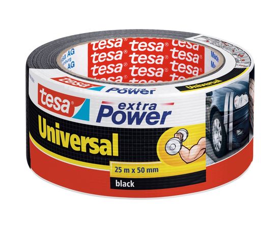 Армированная лента на тканевой основе TESA черный 25 м х 50 мм 56388-00001-07 