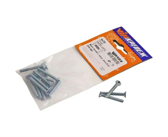 Винт потай с метрической резьбой VIPкрепеж DIN 965, 4х30, 13 шт. 18430 VIPS 