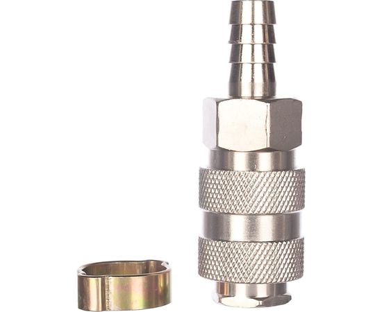 Переходник рапид — елочка (10 мм; обжимное кольцо 10х15 мм) FUBAG 180122 