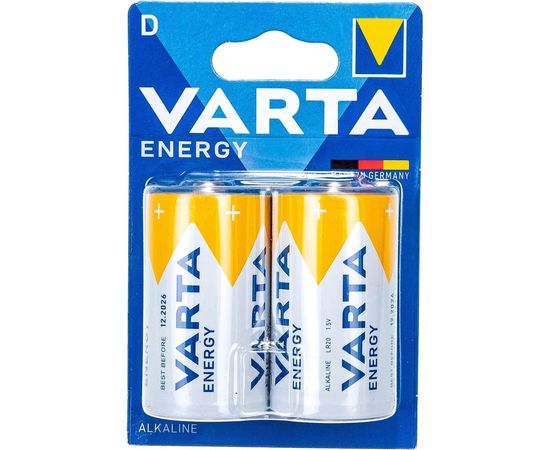 Батарейки Varta ENERGY D 4120229412 