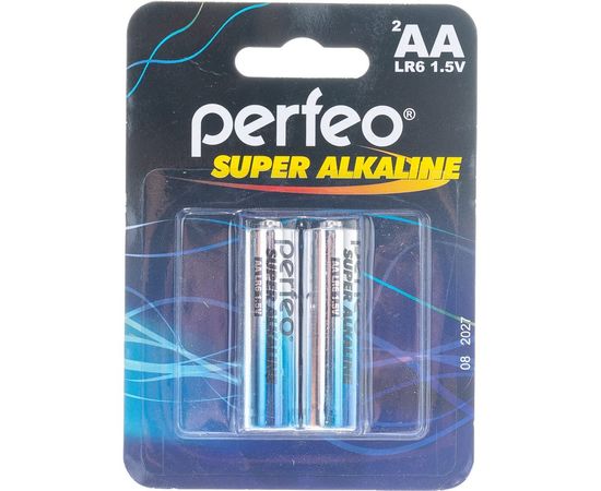 Алкалиновая батарейка PERFEO LR6 2 шт блистер 30 005 157 