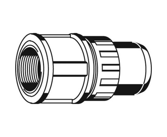 Муфта соединительная ""ШиреФит"" (16 мм; 1/2"") для трубопровода Зубр 51462-16-1/2 – изображение 2