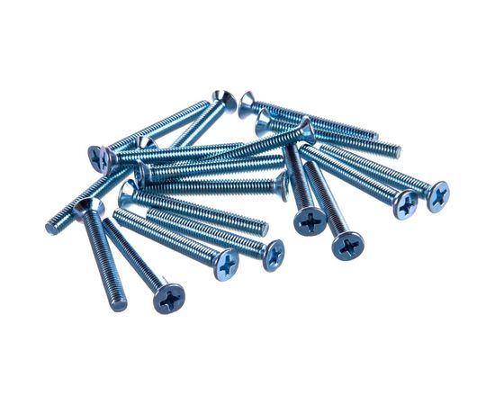 Потайной винт КРЕП-КОМП цинк DIN965 4х35 600шт вп435ф – изображение 2