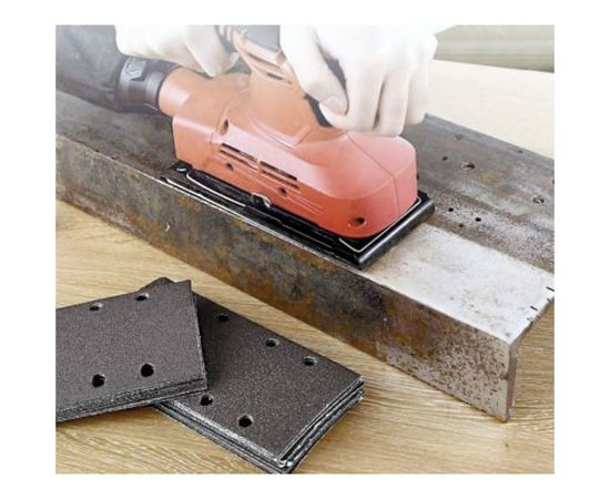 Полоса абразивная FILM PLATINUM (81х133 мм; 8 отв-й; P500) Deerfos 7930091775309 – изображение 2