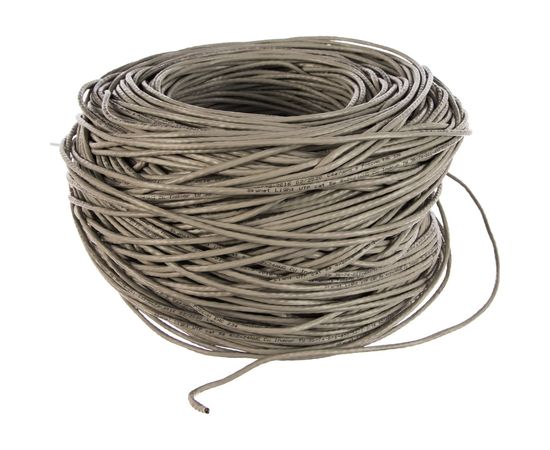 Кабель SkyNet Light UTP indoor 4x2x0,46, медный, FLUKE TEST, кат.5e, однож., 305 м, box, серый CSL-UTP-4-CU – изображение 2