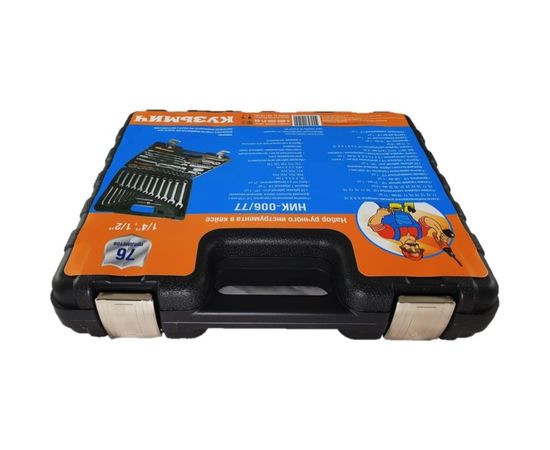 Набор инструментов в кейсе КУЗЬМИЧ 77 предметов НИК-006/77 – изображение 2