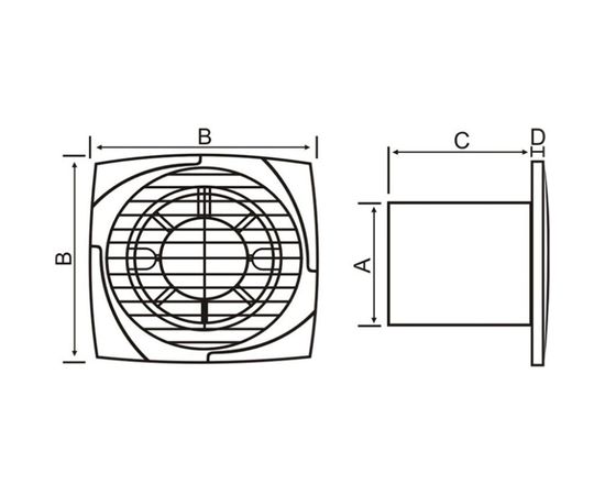 Вентилятор MTG A120S стандарт 12262A – изображение 2