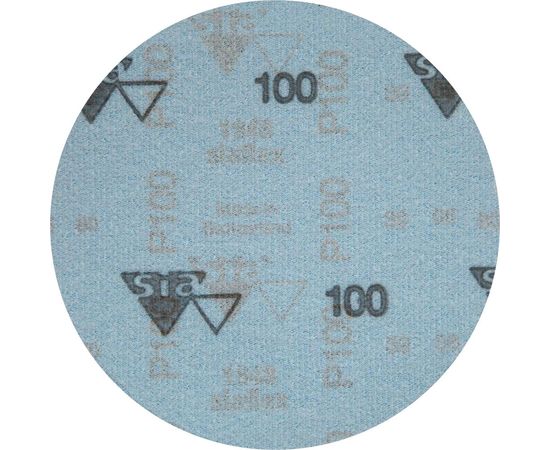Круг шлифовальный на липучке siaflex 1948 (5+1 шт; 125 мм; без отверстий; P100) sia Abrasives sf6-125-0-100 – изображение 3