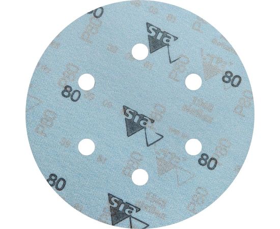 Круг шлифовальный на липучке siaflex 1948 (5+1 шт; 150 мм; 6 отверстий; P80) sia Abrasives sf6-150-6-080 – изображение 3