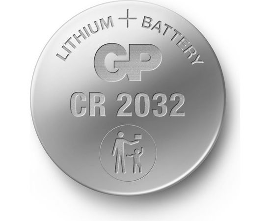 Литиевая дисковая батарейка GP Lithium, набор 10шт, GP CR2032-7/3-2CR10 – изображение 3