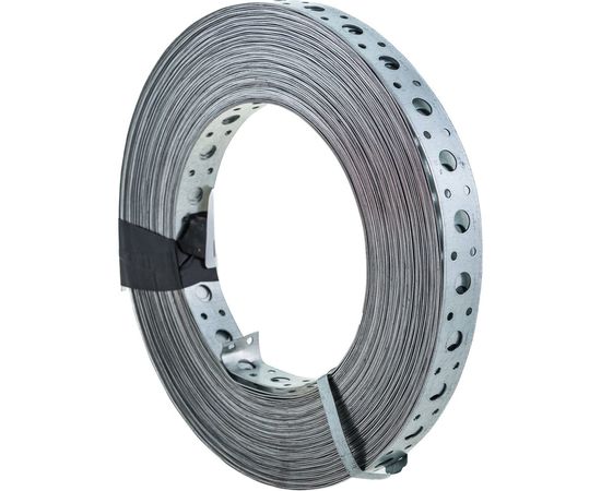 Монтажная перфорированная лента SWFS 20х0,7мм 25м, оцинк. тов-141600 – изображение 3