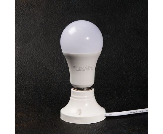 Светодиодная лампа REXANT Груша A60 15,5 Вт E27 1473 лм 4000 K нейтральный свет 604-009 – изображение 3