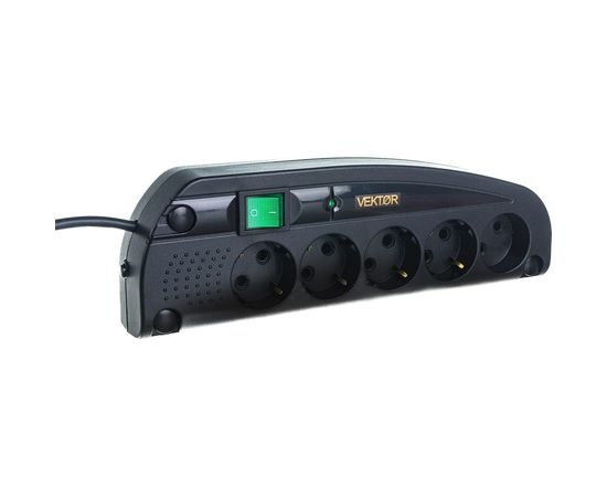 Сетевой фильтр Vektor Z NEW 3.5 кВт черный 5м 16527 – изображение 3