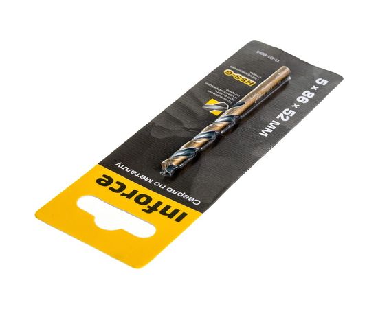 Сверло по металлу HSS-G (5х86х52 мм) Inforce 11-01-684 – изображение 3