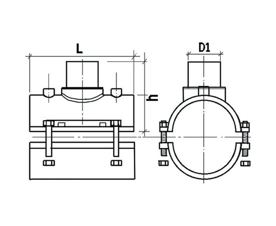 Электросварная седёлка SABfuse PN16 D63X32 8070063032 – изображение 3