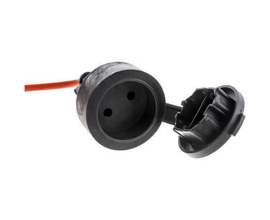 Удлинитель шнур Партнер-Электро GardenLine на рамке б/з ПВС 2х1 10A 40м IP 44 US202B-140OR – изображение 3